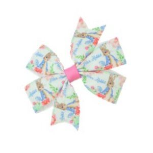 Peter Rabbit Baby Girl Bow Outfit Birthday Headband Clip Bow Easter
